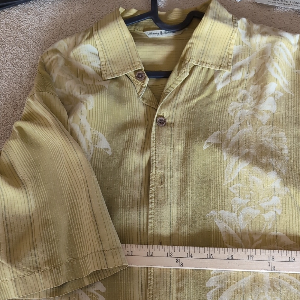 Tommy Bahama Green Floral Shirt